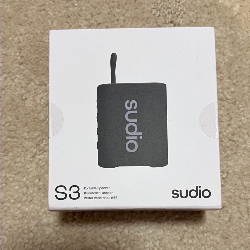 Sudio S3 Portable Speaker - Black